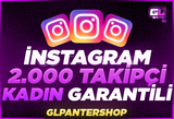 ⭐ [SÜPER] İnstagram 2.000 Kadın Takipçi⭐