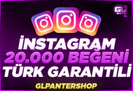 ⭐ [SÜPER] İnstagram 20.000 Gerçek Türk Beğeni⭐