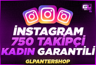 ⭐ [SÜPER] İnstagram 750 Kadın Takipçi⭐