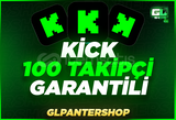 ⭐ [SÜPER] Kick 100 Gerçek Takipçi ⭐