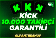 ⭐ [SÜPER] Kick 10.000 Gerçek Takipçi ⭐