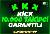 ⭐ [SÜPER] Kick 10.000 Gerçek Takipçi ⭐