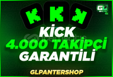 ⭐ [SÜPER] Kick 4.000 Gerçek Takipçi ⭐