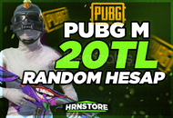 ⚡ SÜPER | PUBG MOBİLE 20 TL RANDOM HESAP 