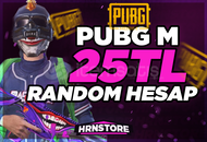 ⚡ SÜPER | PUBG MOBİLE 25 TL RANDOM HESAP 