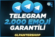 ⭐ [SÜPER] Telegram 2.000 Gönderi Emoji ⭐