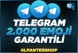 ⭐ [SÜPER] Telegram 2.000 Gönderi Emoji ⭐