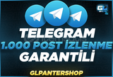 ⭐[SÜPER] Telegram 1.000 Post Görüntülenme ⭐