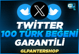 ⭐[SÜPER] Twitter (X) 100 Türk Beğeni ⭐