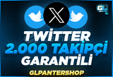 ⭐[SÜPER] Twitter (X) 2.000 Gerçek Takipçi⭐