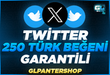⭐[SÜPER] Twitter (X) 250 Türk Beğeni ⭐