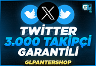 ⭐[SÜPER] Twitter (X) 3.000 Gerçek Takipçi⭐