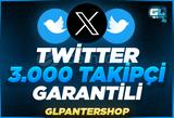 ⭐[SÜPER] Twitter (X) 3.000 Gerçek Takipçi⭐