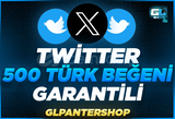 ⭐[SÜPER] Twitter (X) 500 Türk Beğeni ⭐