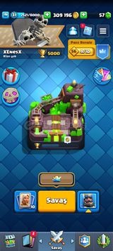 SUPERCELL 3 HESAP BİRDEN COMBO 50 K BS 
