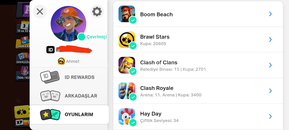 *SUPERCELL HESABI* uygun dolular dolusu hesap