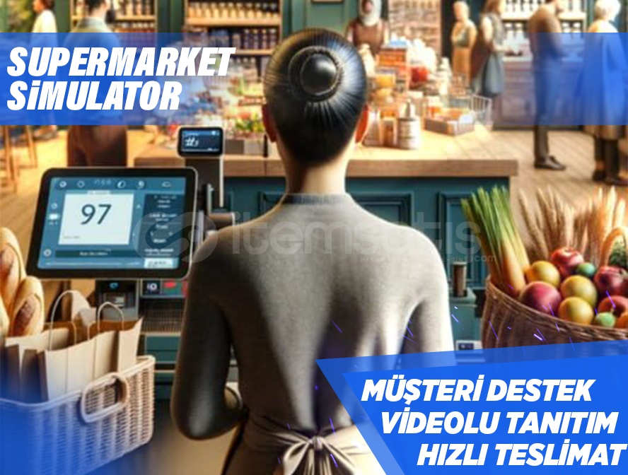 ✅ Supermarket Simulator  ✅ Supermarket Simulator