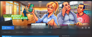 Supermarket Simulator Mailli Steam Hesap