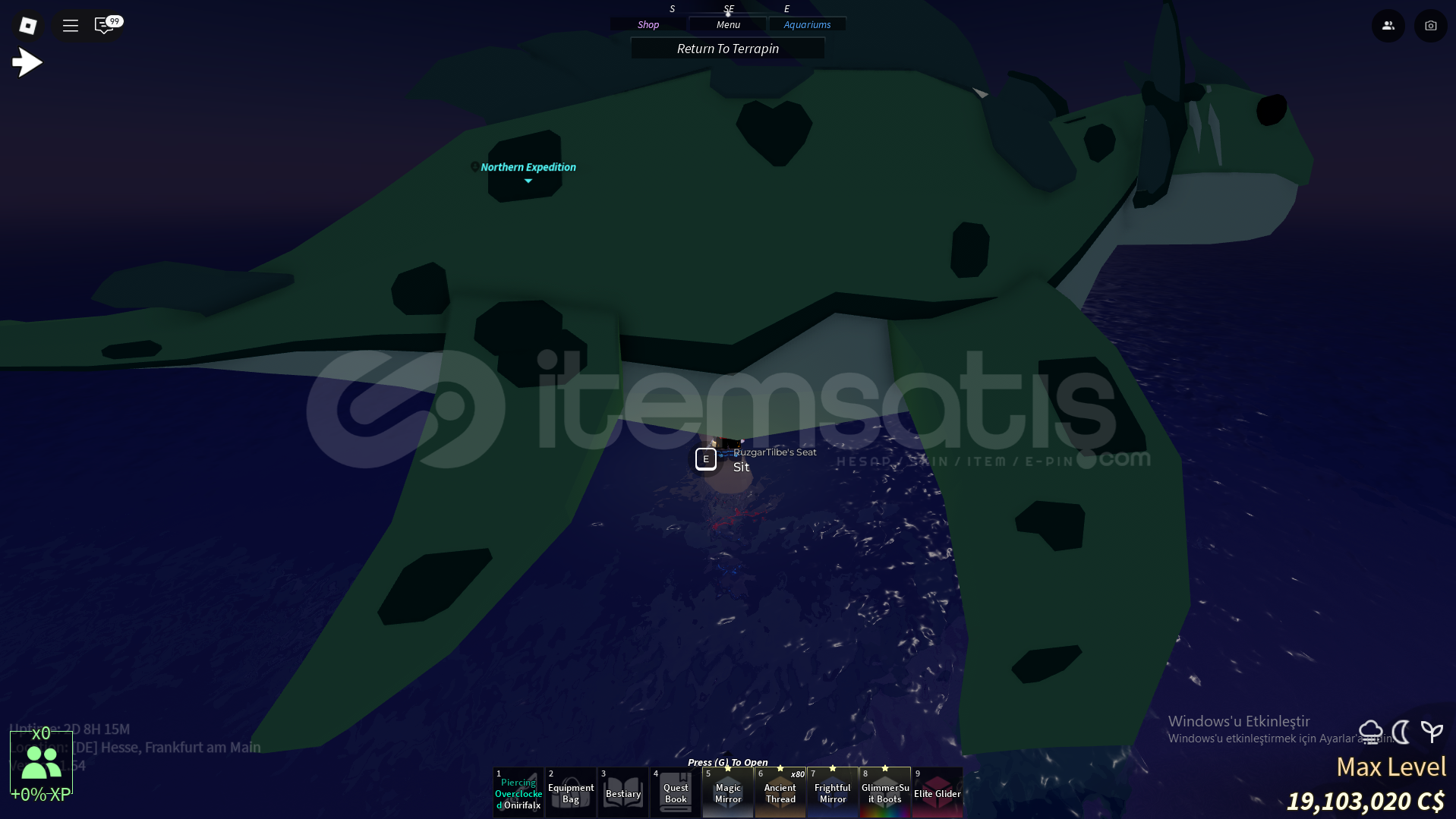 Supersized Mosllurker (104000 xp) Supersized Mosllurker (104000 xp)
