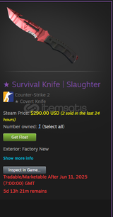 ★ Survival Knife | Slaughter (Factory New)