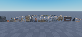Survival Teması için Eşyalar ve Gui