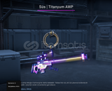 SÜS TİTANYUM AWP MOR VE SARI RENGİ