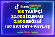 [ Takipçili ✅ ] Süper Keşfet Paketi | TikTok