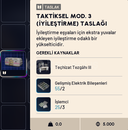  Taktiksel Mod 3 İyileştirme Taslak-Gerçek Stok!