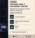 Taktiksel mod. 3 Savunma Taslağı BP BluePrint