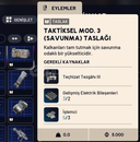 TAKTİKSEL MOD 3 (SAVUNMA) TASLAK - BLUEPRINT