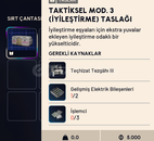 TAKTİKSEL MOD3 İYİLEŞTİRME TASLAĞI