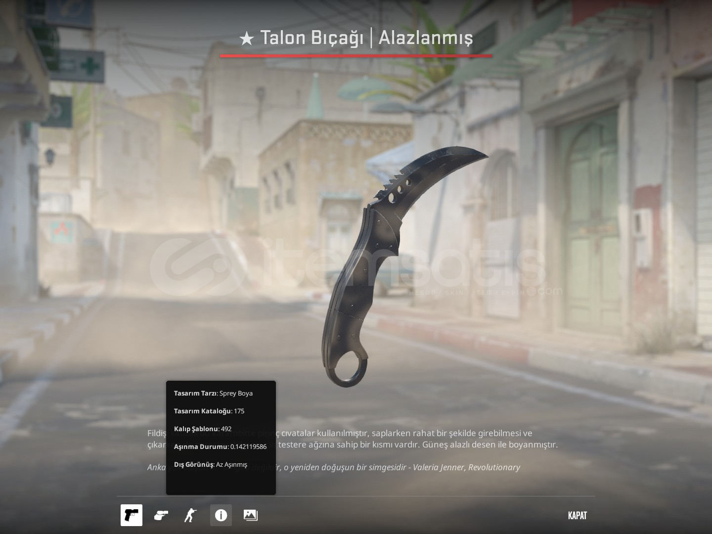 Talon Bıçağı | Alazlanmış . Talon Knife Talon Bıçağı | Alazlanmış . Talon Knife