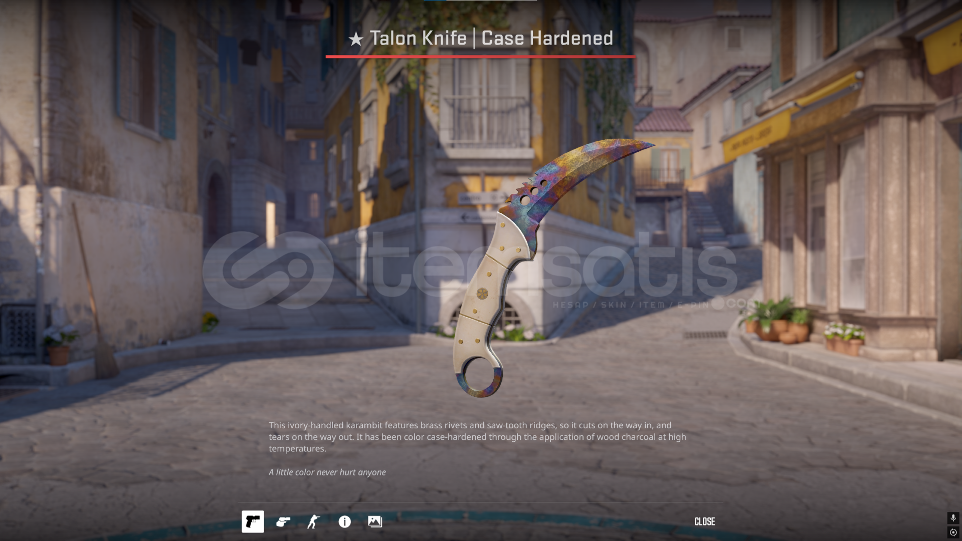 ★ Talon Knife | Case Hardened (BS) ★ Talon Knife | Case Hardened (BS)