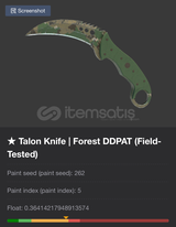 ★ Talon Knife | Forest DDPAT (Field-Tested)