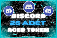 ⭐(TAM ERİŞİM) DİSCORD 25 ADET AGED TOKEN⭐