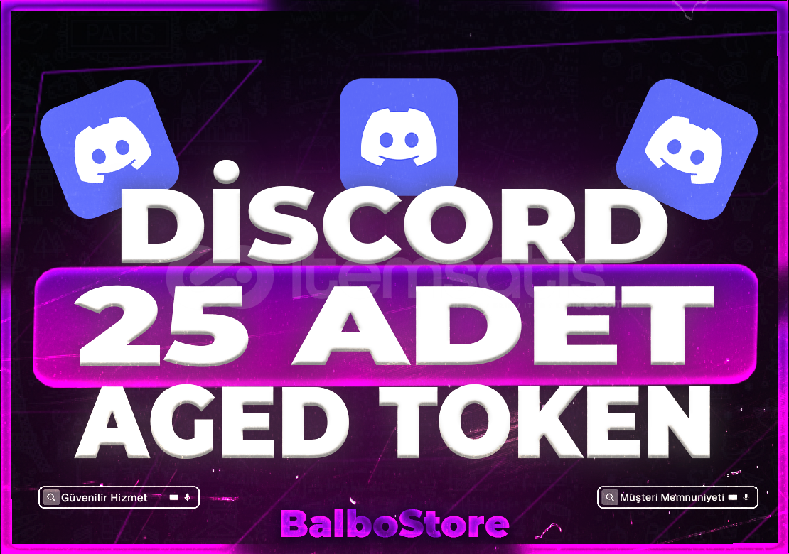 ⭐(TAM ERİŞİM) DİSCORD 25 ADET AGED TOKEN⭐ ⭐(TAM ERİŞİM) DİSCORD 25 ADET AGED TOKEN⭐