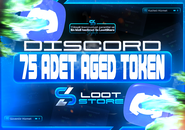⭐(TAM ERİŞİM) DİSCORD 75 ADET AGED TOKEN⭐