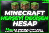 ⭐Tam Erişim |✅Minecraft Herşeyi Değişen Hesap