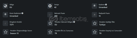 ⭐TAM MAİNLİK VALORANT HESABI⭐