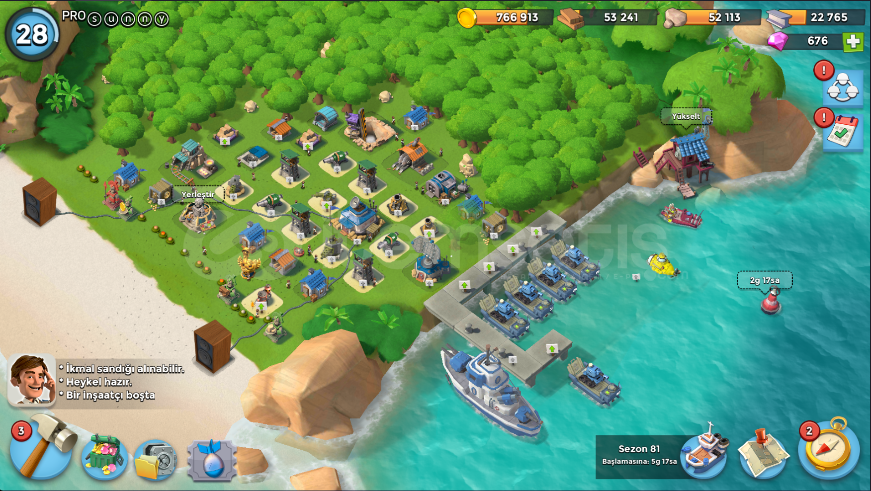 ⚡Tanklı⚡ Boom Beach Hesap ⚡Tanklı⚡ Boom Beach Hesap