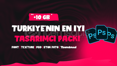 Tasarımcı Pack | FONT | TEXTURE | PSD...