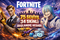 Tayfa Açık 75LVL 34 Bp Skinli Başlangıç Hesabı