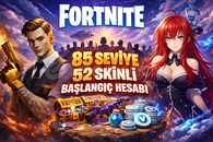 ⭐Tayfa Açık 85 Seviye 52 Skinli Başlangıç Hesabı
