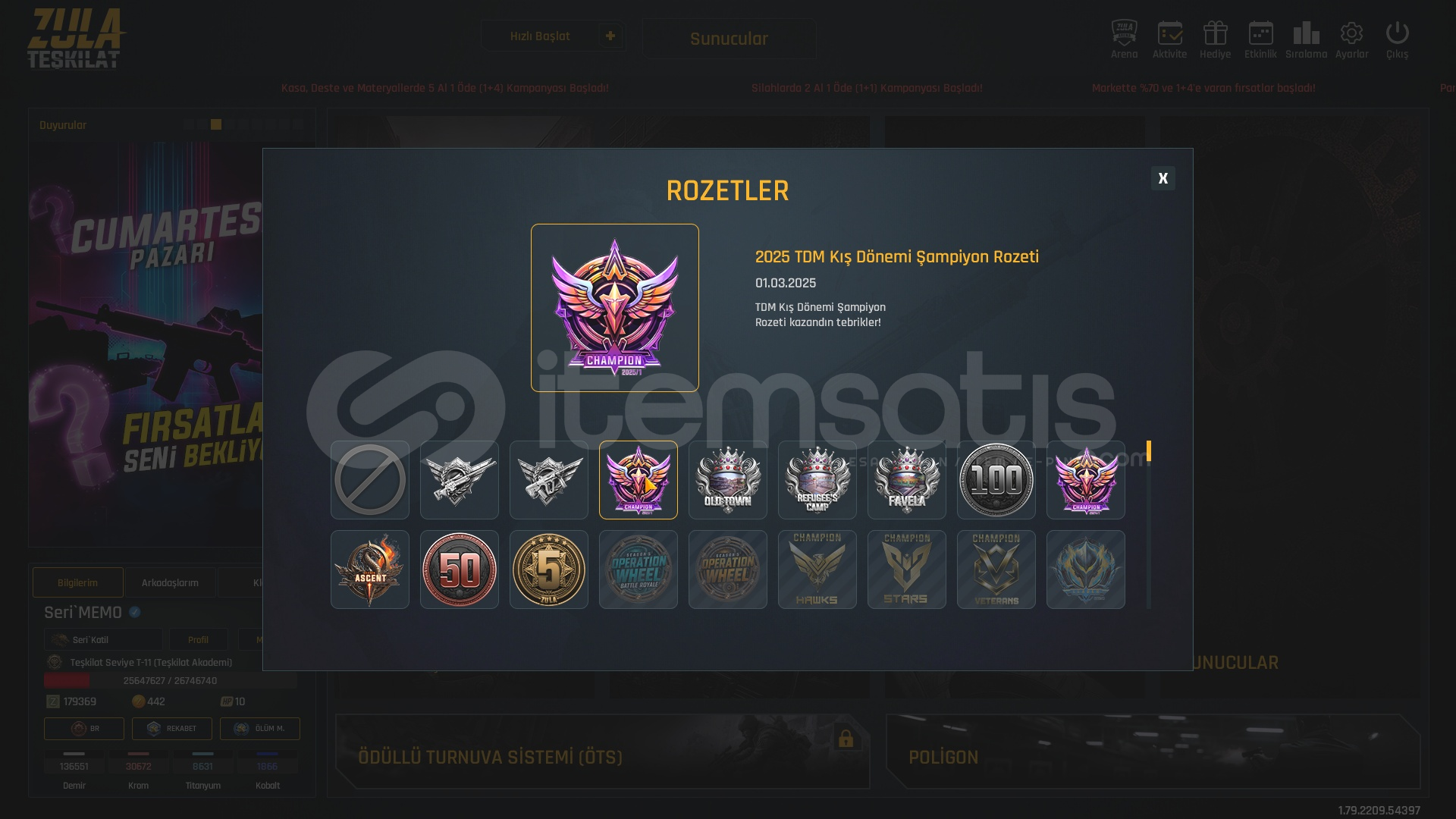 TDM CHAMP OLMUŞ HESAP!! TDM CHAMP OLMUŞ HESAP!!