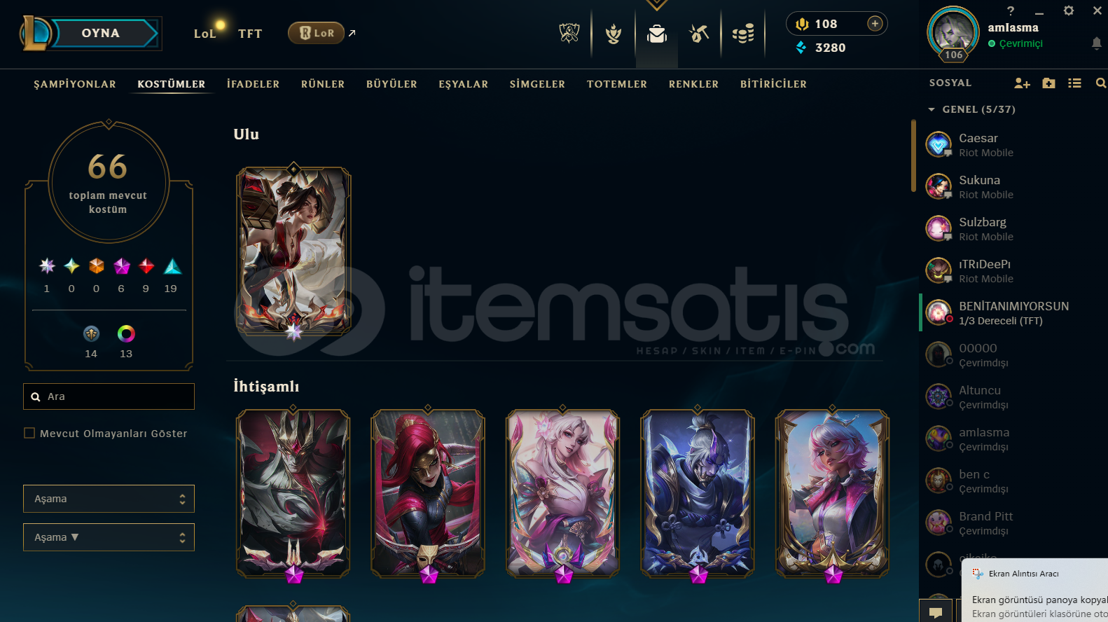 TEAM FİGHT TACTİCS VE LEAGUE OF LEGENDS HESABI  TEAM FİGHT TACTİCS VE LEAGUE OF LEGENDS HESABI