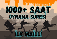 ❤️ TEAM FORTNESS 2 ❤️ 1000 SAAT ❤️ Steam ❤️