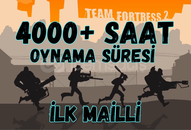 ❤️ TEAM FORTNESS 2 ❤️4000 SAAT ❤️ Steam ❤️