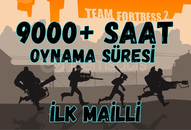 ❤️ TEAM FORTNESS 2 ❤️ 9000 SAAT ❤️ Steam ❤️