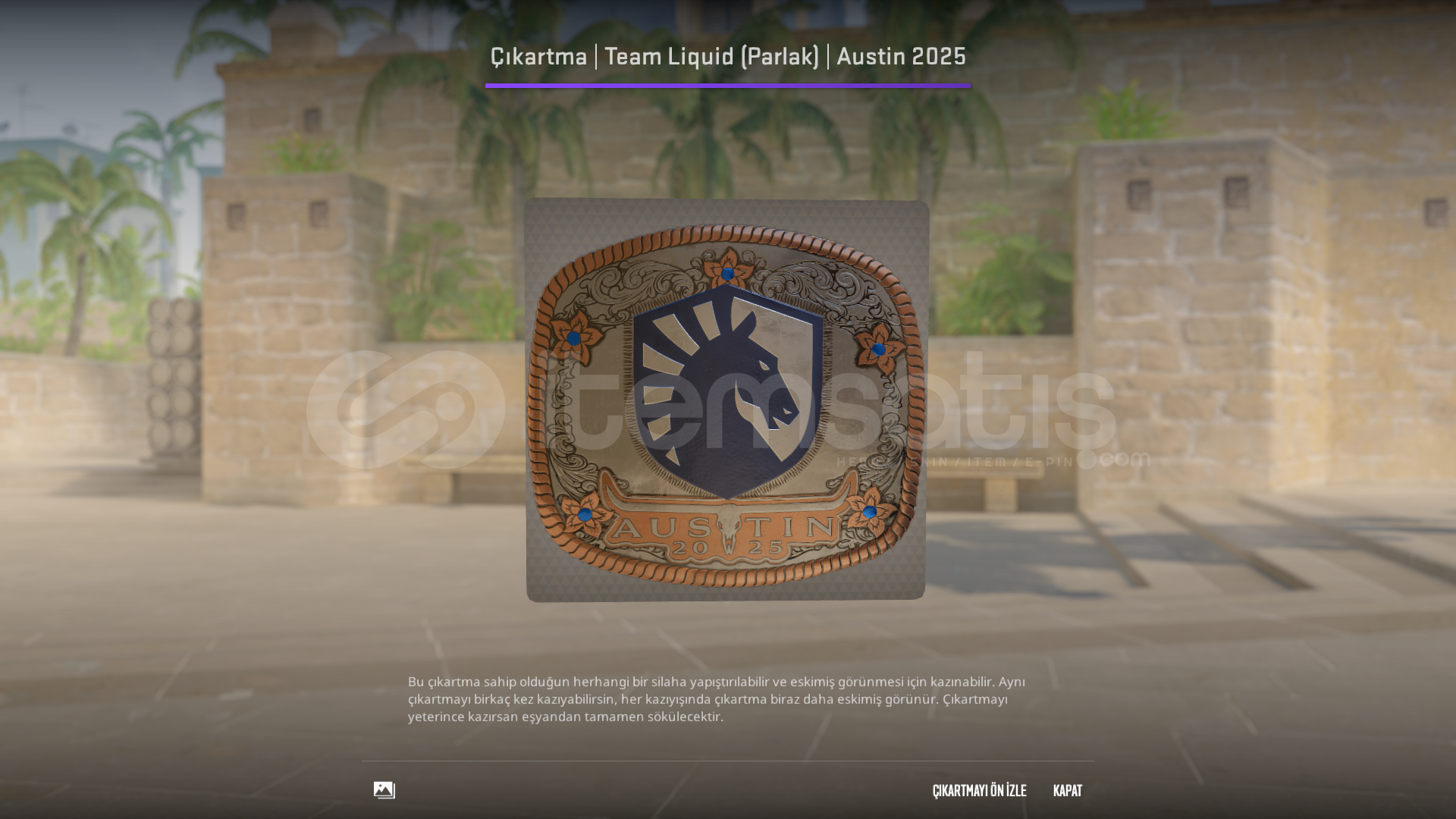 ✨| Team Liquid (Parlak) | Austin 2025✨ ✨| Team Liquid (Parlak) | Austin 2025✨