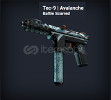 Tec-9 Avalanche Battle Scarred